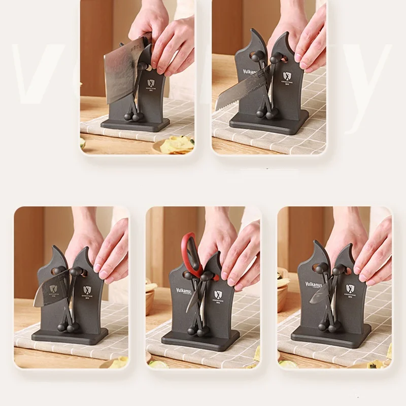 Japanese Diamond Knife Sharpener Sharpening Stone Grit Grindstone Diamond Tools Fine Grinding Whetstone ABS Kitchen Knives