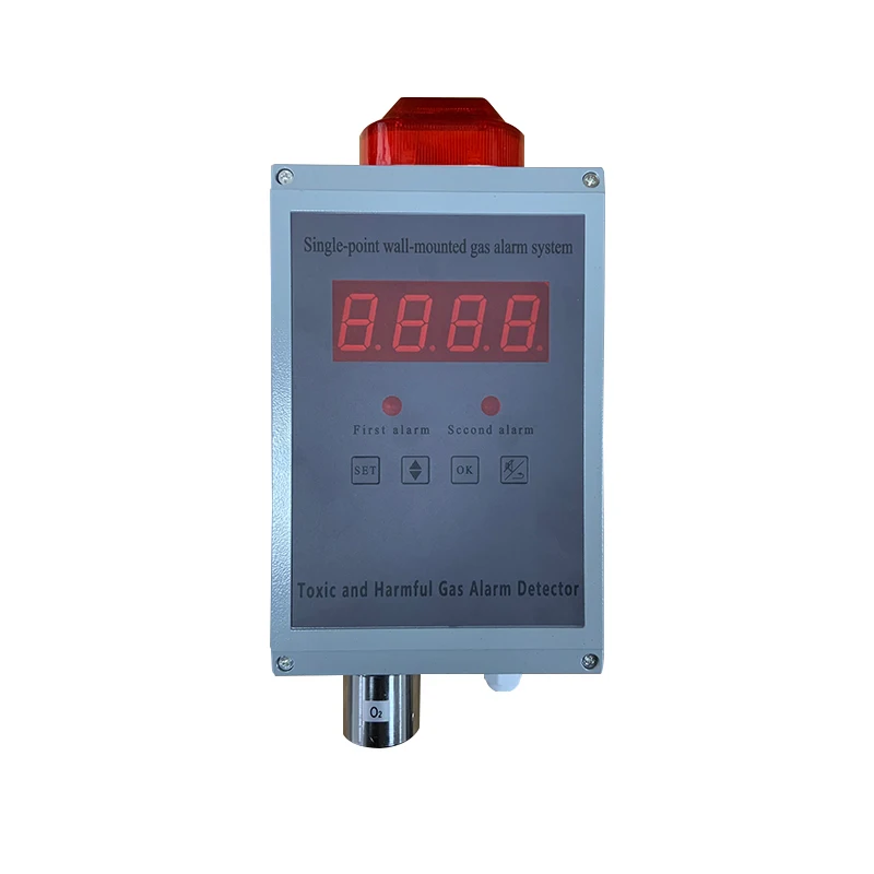 Wall Mounted Ozone Concentration Online Monitor O3 Gas Alarm Detector