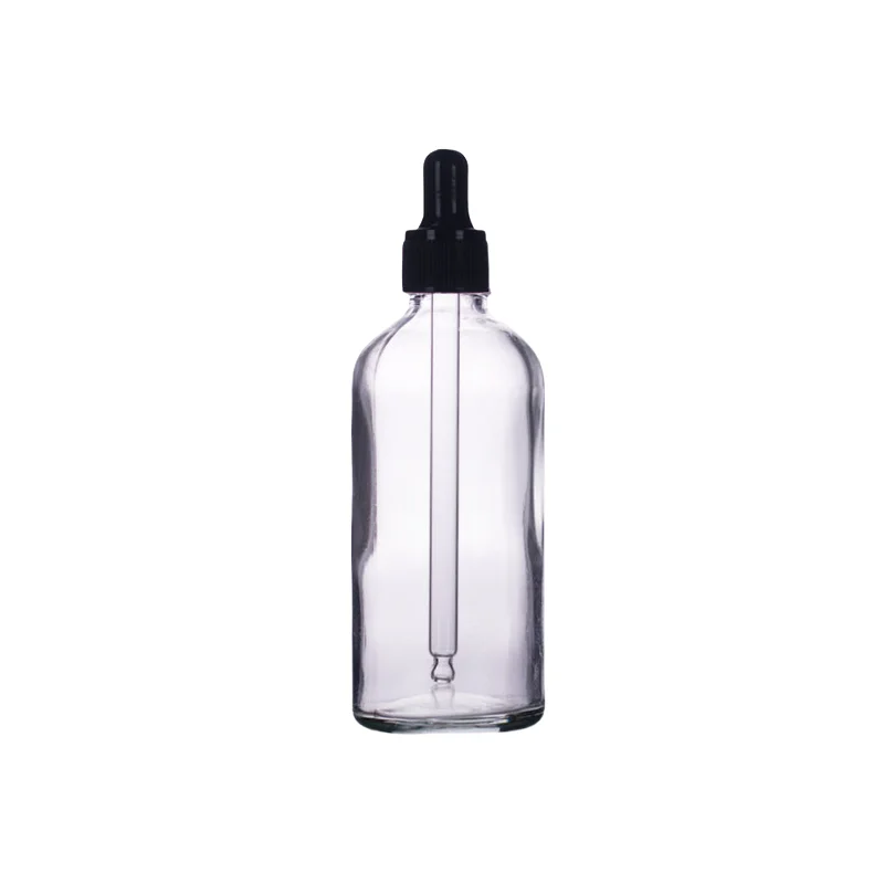 Glass dropper bottle