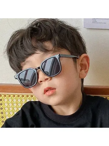 Children Sunglasses Vintage Square UV400 Sun Glasses Outdoor Cute Girl  Boy  Fashion Glasses Protection Classic Kids Sunglasses