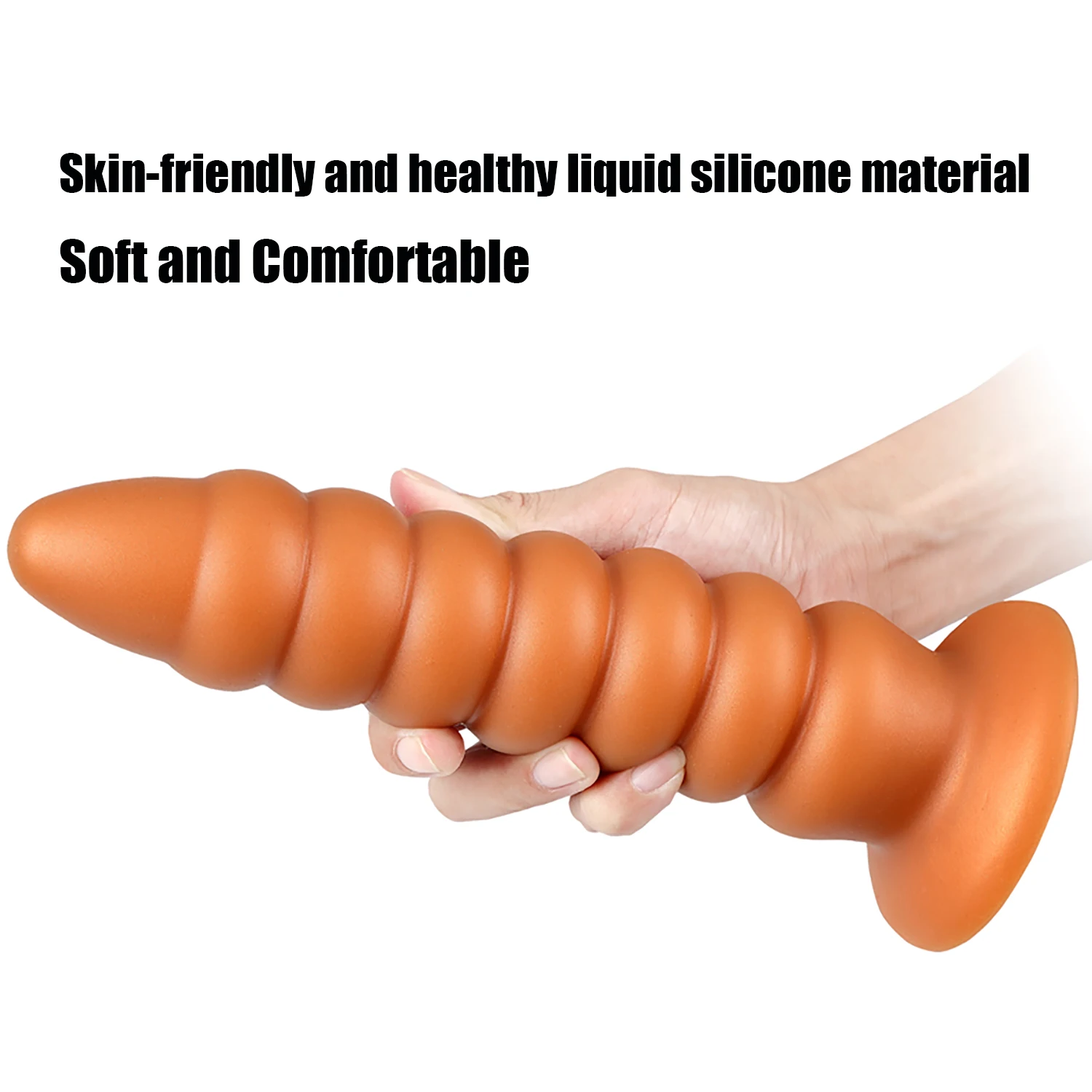 Liquid Silicone Huge Anal Plug Dildos Soft Anal Dilator Sex Toys for Stimulate Anus and Vagina Big Butt Plug Anal Masturbator