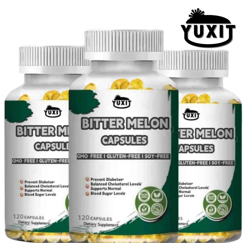 Bitter Gourd Capsules 2500Mg | 120 Pills | Non Genetically Modified And Gluten Free Extracts | Complex Supplements