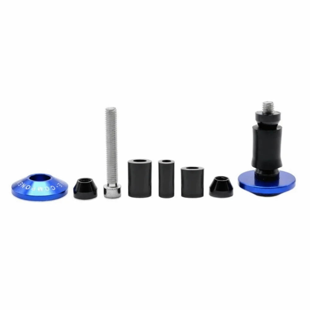 Plug Cap Aluminum Material Handlebar End Weight Universal Fit Gear Balanced Handle Protection Plug Handlebar Grips Cap Motorbike