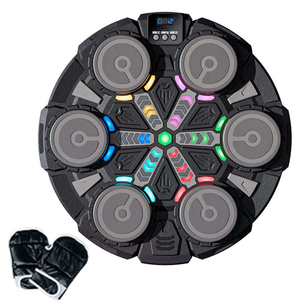 

Bluetooth Connection Smart Music Boxing Machine Noise Reduction Wall Mounted Reaction Training Equipment Volume Adjustment