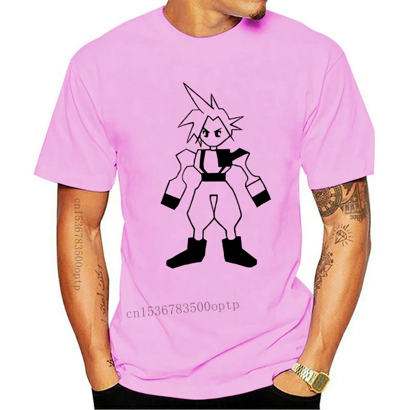 New Final Fantasy Vii Retro Cloud T Shirt ( Tactics  Zodiac  World  Viii  Ix  X  Xv ) Fashion Style