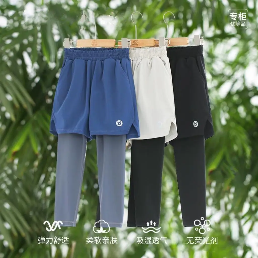 

Boys Sports Pants Shorts Children Quick Drying Pants Sports Pants Summer Sports Outdoor Quick Drying Suit Sportswear Running