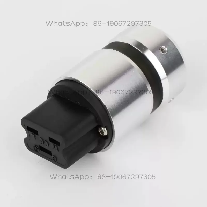 326 Aluminum Shell Pure Copper Rhodium Plated Power Cord Tail Plug 20A High Current Product Type DIY Fever Audio Power Cord Plug