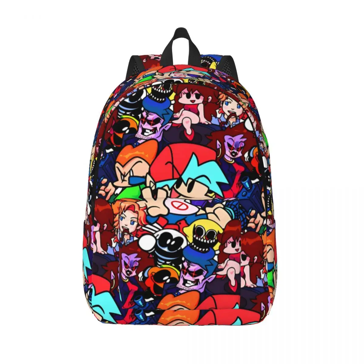 Friday Night Funkin Collage for Teens Student School Bookbag, Daypack, Elementary High imprimés, Durable