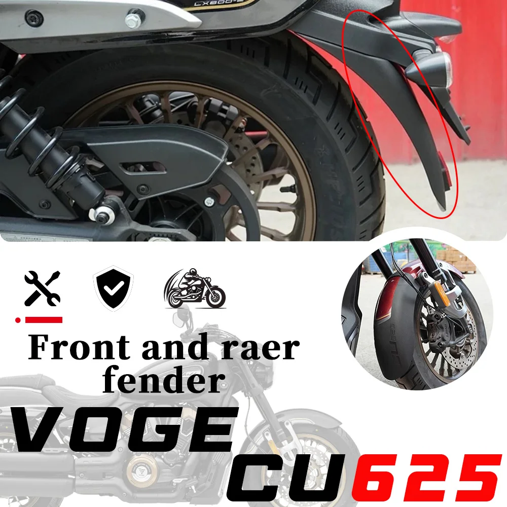 FOR VOGE CU625 cu 625 upgraded with enlarged front and rear mudguards to prevent mud splashing