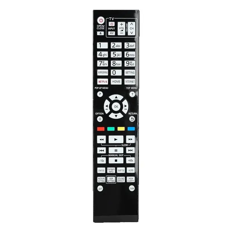 

N2QAYA000172 For Panasonic Remote Control Replacement With NETFLIX Button, For Panasonic Blu-ray Disc Player DP-UB9000 UB820EB