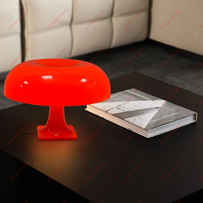 イタリア製 Mimimal キノコランプ装飾ライト E14 ベースまたは固定 LED AC/DC 電源リビングルーム研究ベッドサイド照明用