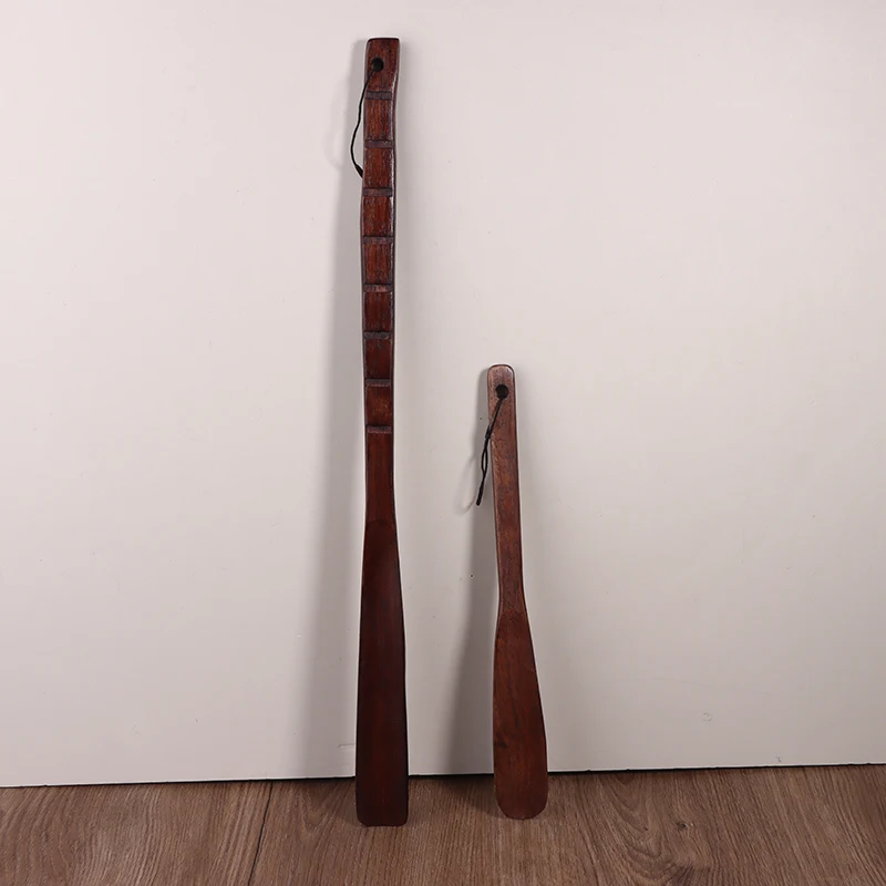 【New】Wooden Shoe Horn With Lanyard Flexible Long Handle Shoehorn Useful Shoe Lifter For Seniors Shoe Spoon Home Tools