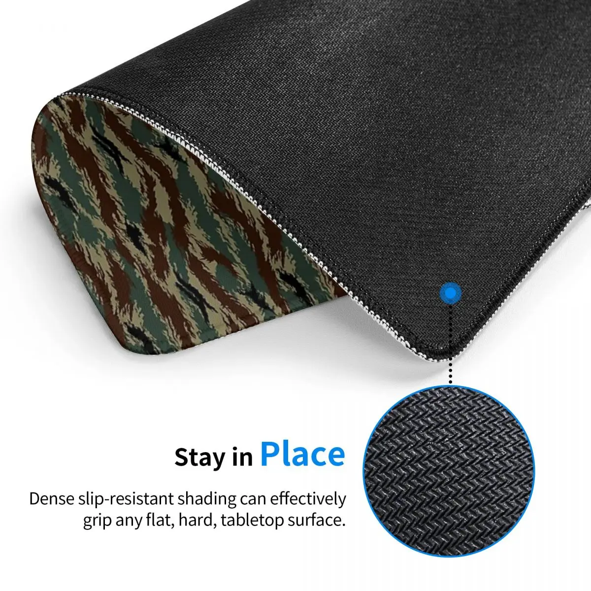 Tiger Stripe Camouflage Military Camo Multi-size Mouse Pad Computer Keyboard Mouse Mat Gaming PC Laptop Desk Mat  Table Mats
