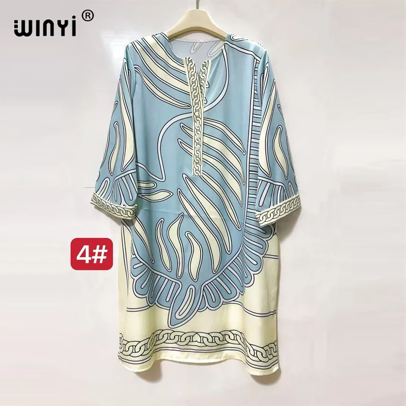 

WINYI оптовая продажа мусульманских платьев для женщин платье макси с цветочным принтом кафтан Абая Дубай роскошное летнее богемное вечернее платье