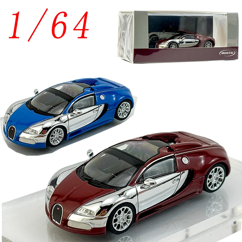 

Mortal Diecast 1/64 Scale Bugatti Alloy Car Model Bugatti Veyron Supercar Model Static Collection Decoration
