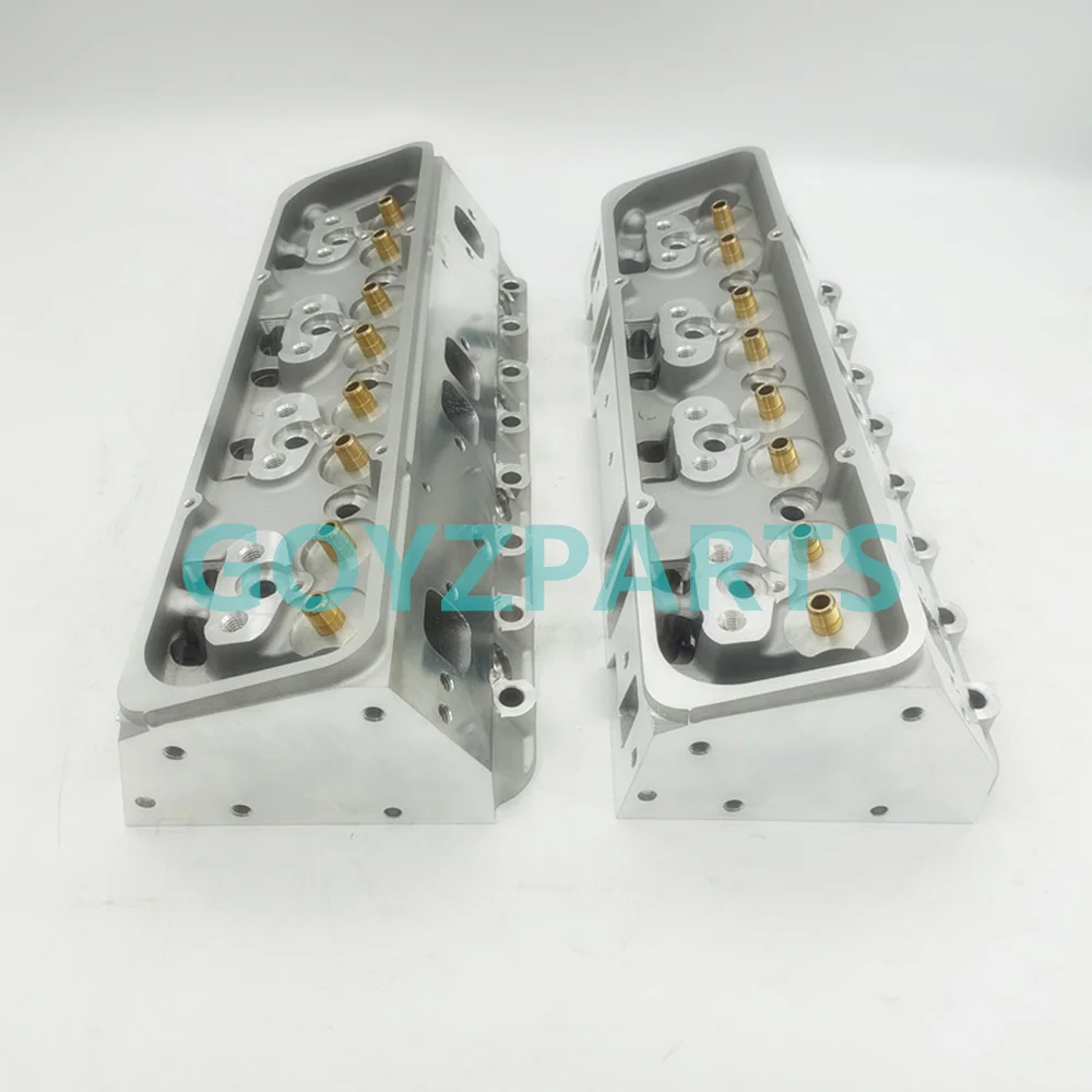 Straight SBC Small Block Chevy Aluminum Bare Cylinder Head Compatible with Chevy Small Block 302/327/350/383/400 SBC 200cc Intak