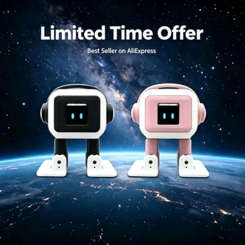 Smart Bipedal Desktop Robot,Interactive AI Companion Robot With Expression Screen, Programmable Mini Robot Toy For Entertainment