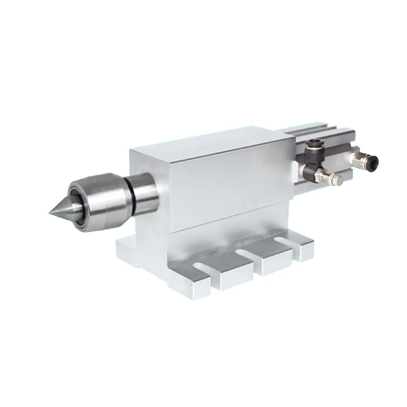 Center Height 100mm Lathe Center Morse Taper 2 Live Center Movable MT2 Tailstock Replaceable Heads CNC 4h Axis Engraver
