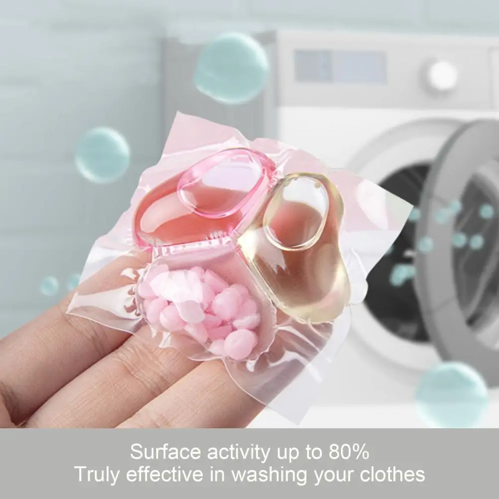 30 adet/kutu çamaşır deterjanı bakla nazik Mite kaldırma uzun ömürlü koku yumuşatma çamaşır makinesi sıvı yıkama sabun tozu G