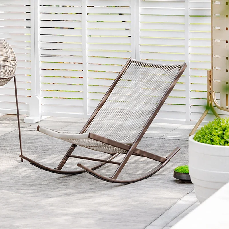 Outdoor Garden Swing Rocking Chair Adult Lounge Chair