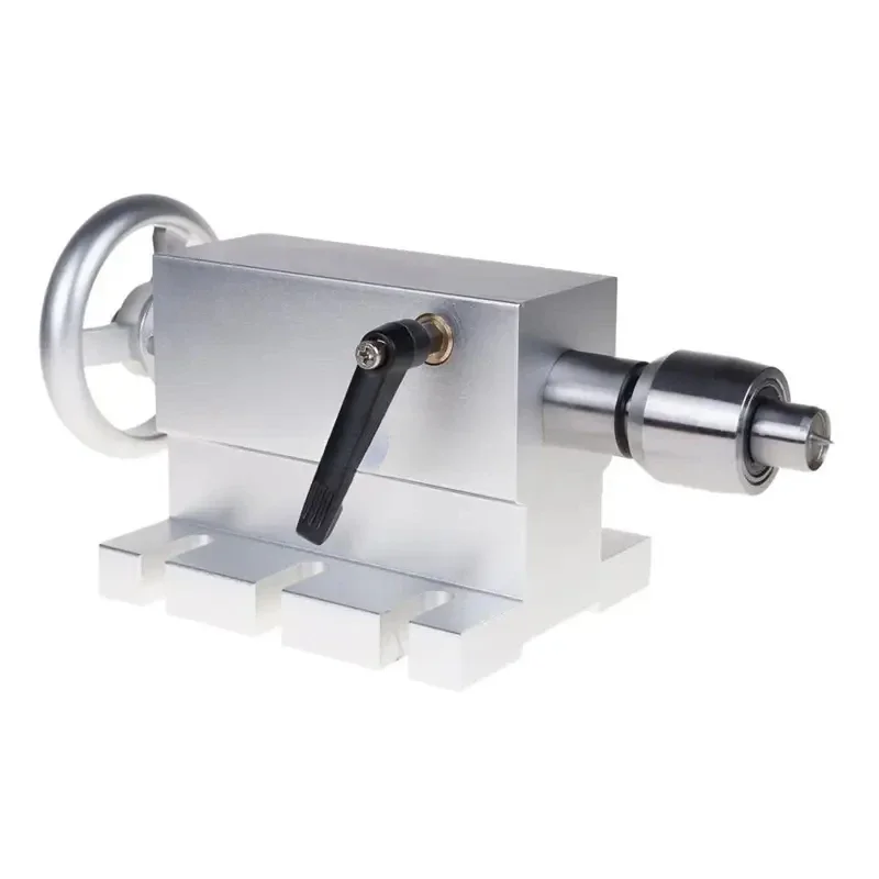 TS65M2-A/B/C CNC 로터리 테이블, 밀, 선반용 MT2 골무 센터 높이 65MM가 있는 CNC 로터리 축 인덱서 심압대