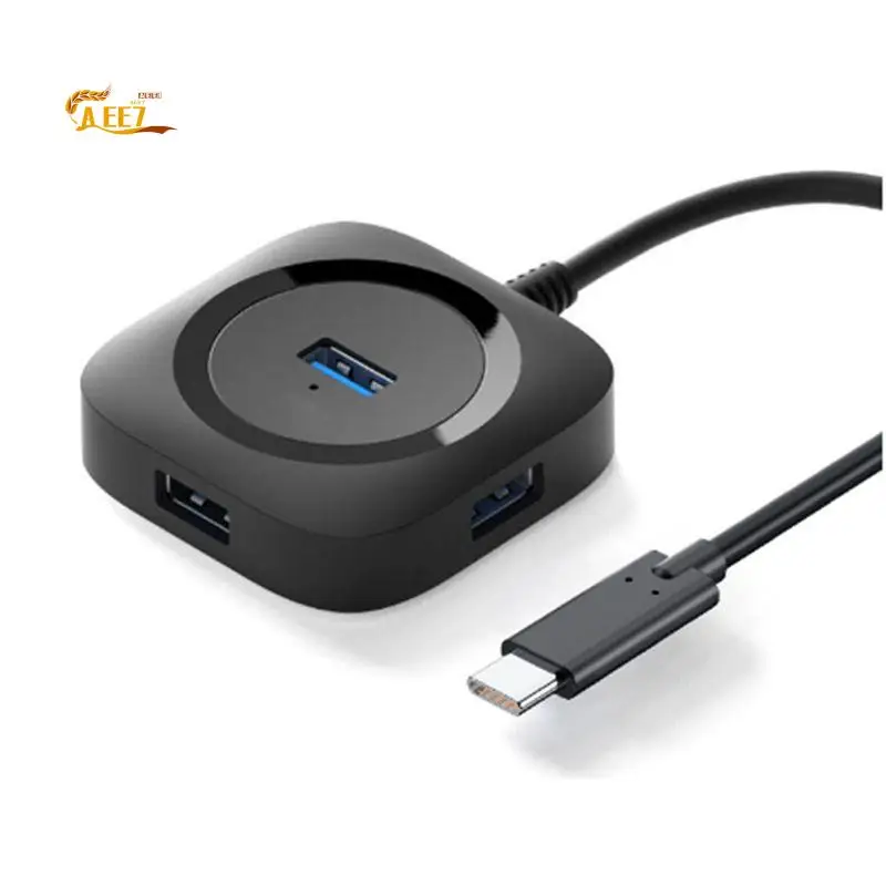 AEE7-4-In-1 Usb Splitter HUB3.0 Hub One Drag Four Expansion U Disk Multi-Interface Extension Dock Splitter