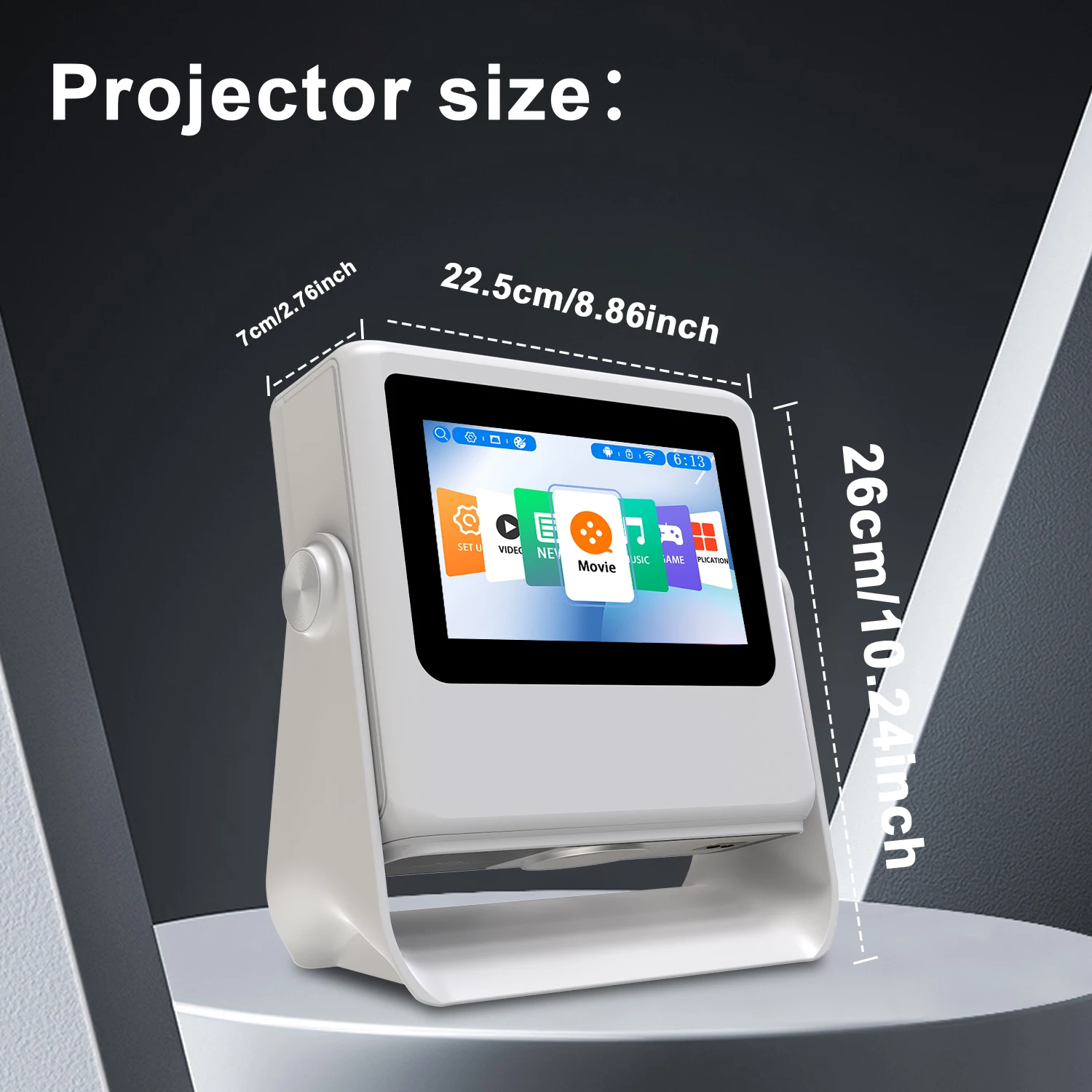 3-in-1 Tablet Projector 7