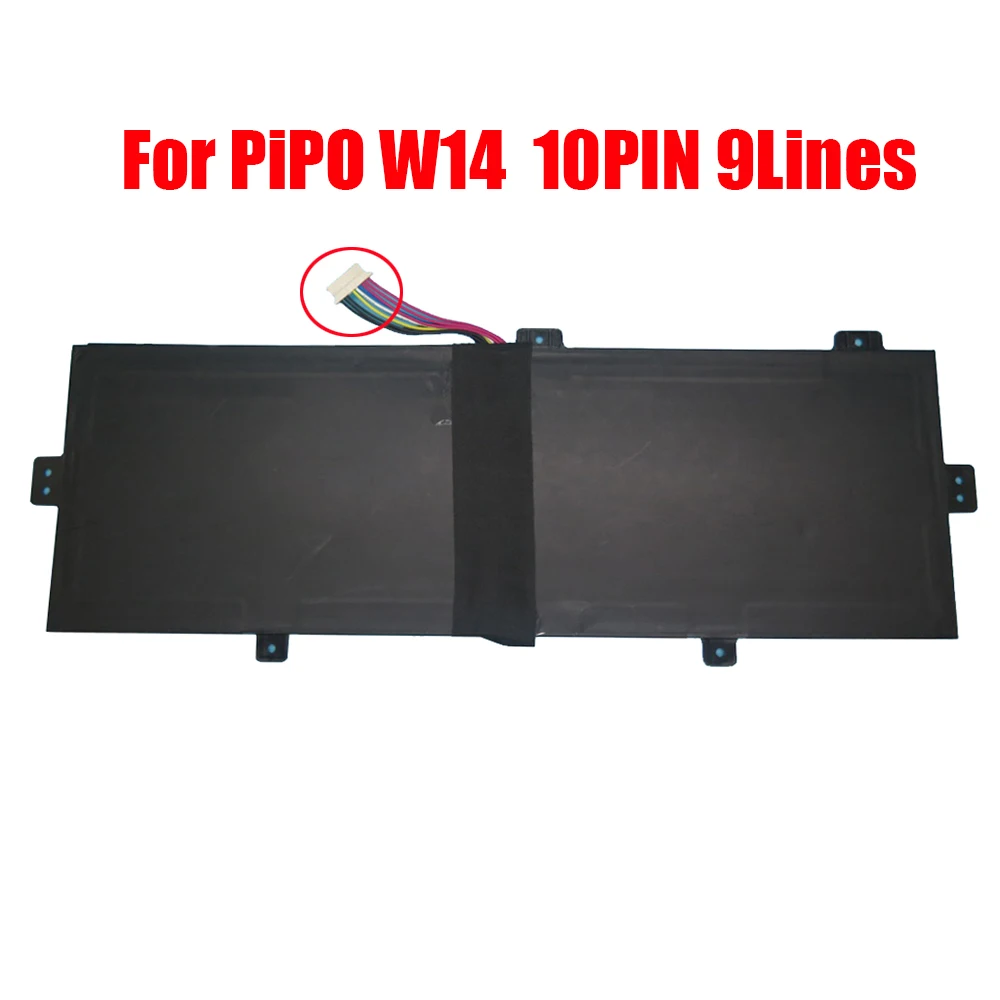 Laptop Replacement Battery For PIPO W14 14.1 7.4V 5000mAh 37Wh 10PIN 9Lines New