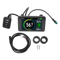 Electric Bicycle T8 LCD Display Colorful Screen 24V 36V 48V 52V 60V 72V Waterproof Electric Bike LCD Display Panel