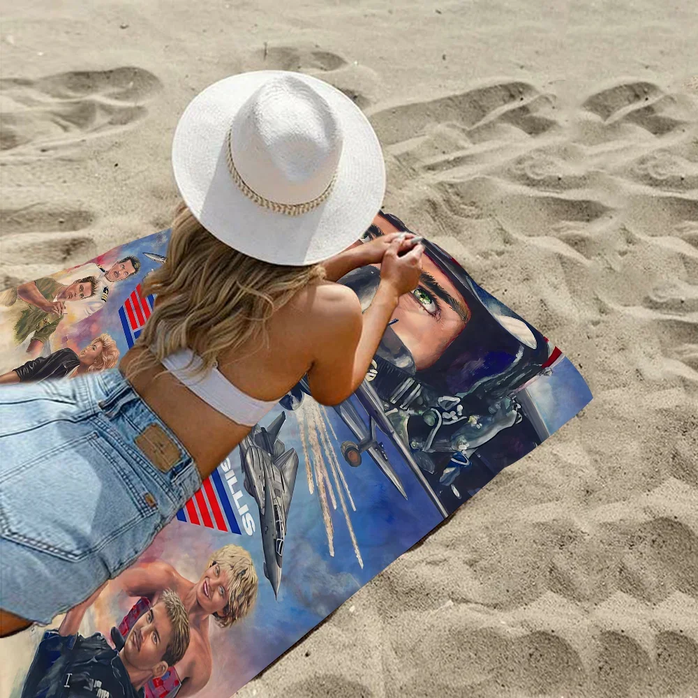 2022 أفضل بندقية مافريك الحديثة بطانية من الألياف الدقيقة التجفيف السريع مناشف الشاطئ المتضخم الطباعة سوبر ماصة بطانية منشفة حمام السباحة