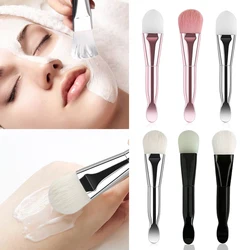 Rofessional Makeup Brushes Face Mask Brush Silicone Gel DIY Cosmetic Beauty Tools Soft Fur Face Massager Tools Applicator