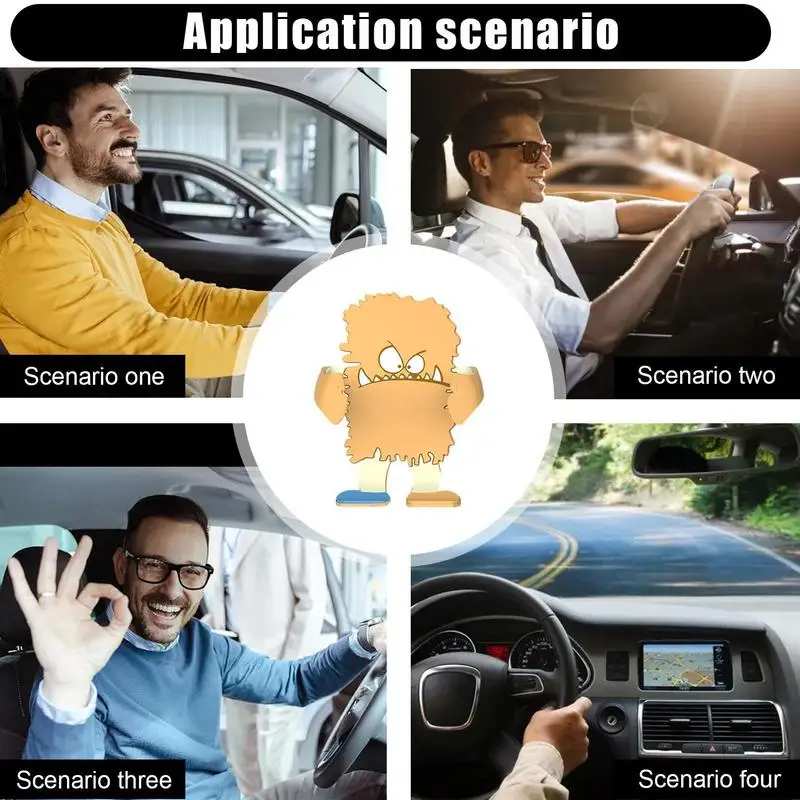 Soporte de montaje para teléfono de coche con salida de aire, soporte para teléfono con salida de aire de dibujos animados, soporte estable para teléfono móvil y coche, resistente para camiones SUV