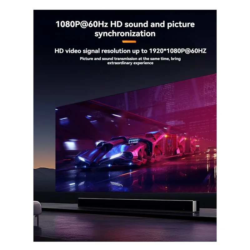 500M-совместимый беспроводной передатчик и приемник, поддержка от одного до многих сценариев для телевизора/DSLR/проектора/ноутбука, вилка стандарта США