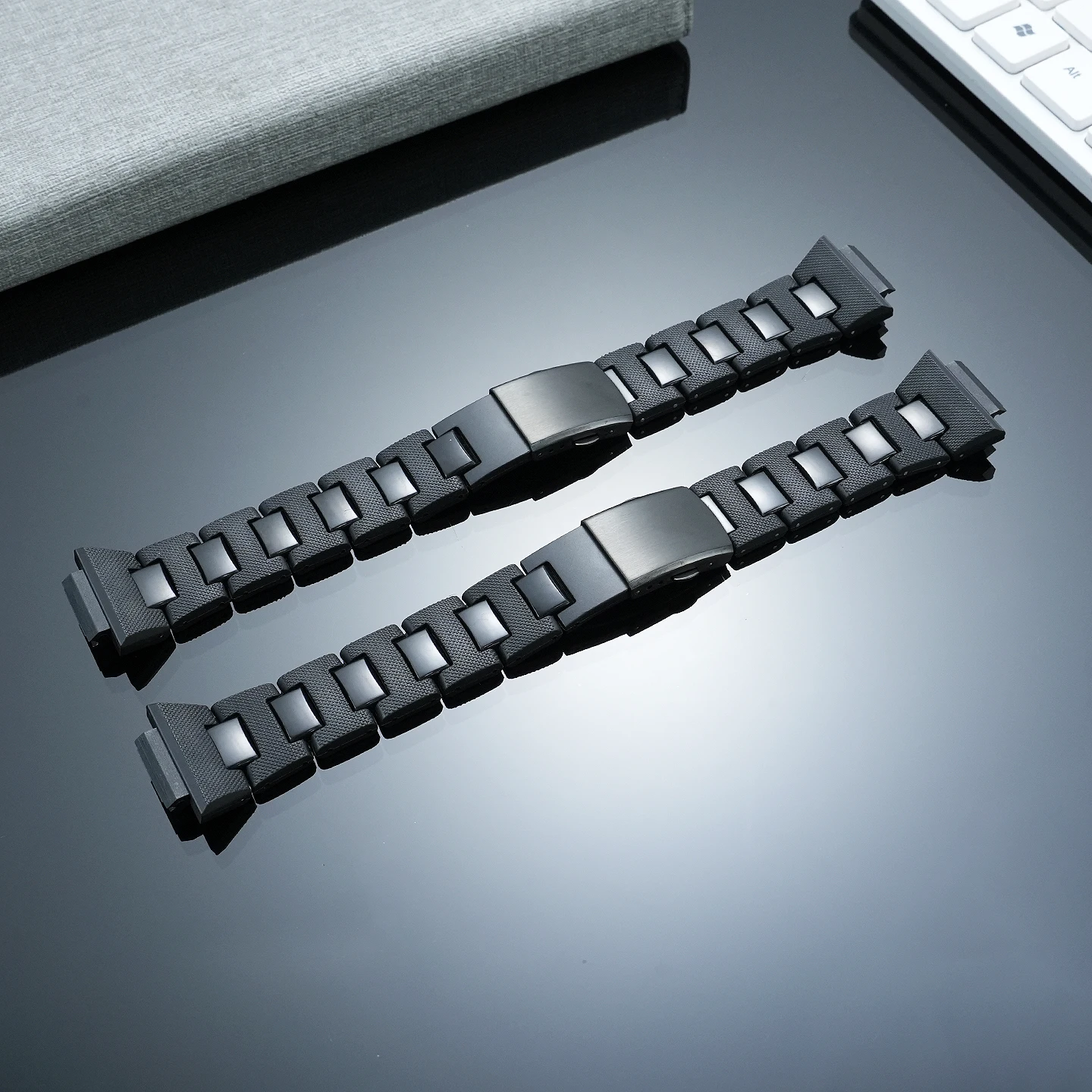 Composite Plastic-Steel Bezel Replacement Strap for Men's Watches  for Casio G-SHOCK GA110, GA100, GA120, GA700, GBX100