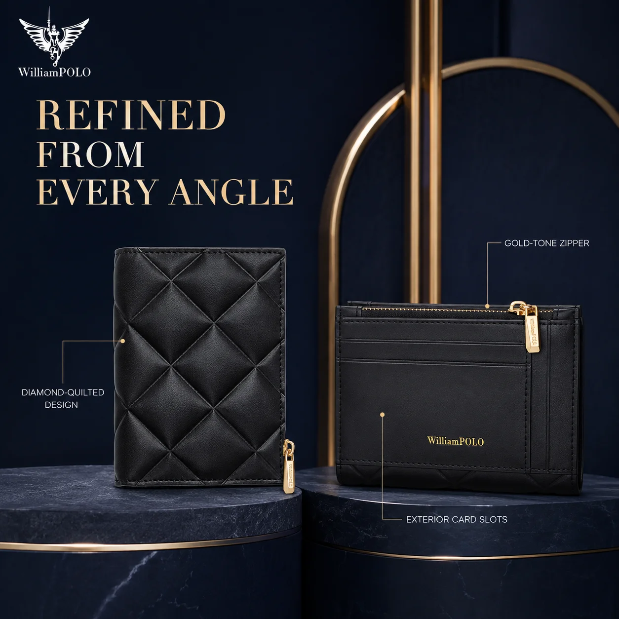Women Mini Wallet Ultra Slim Card Holder Coin Purse Minimalist Compact Ladie Clutch Small Money Bag Fashion Luxury Female Wallet
