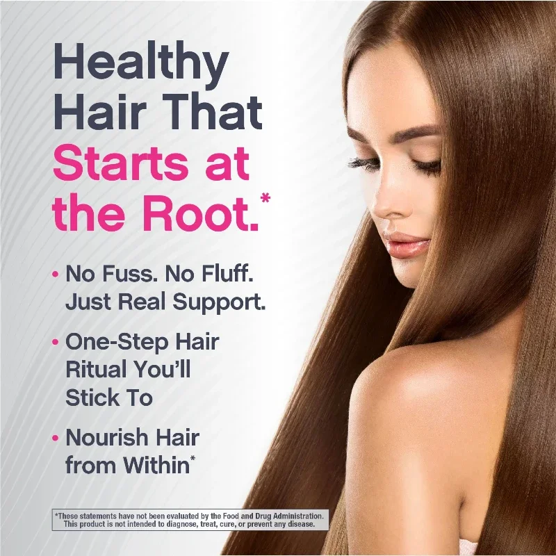 Essential Vitamins Biotin-60 Capsules Support Healthy Strong Hair Nails Skin Supplement