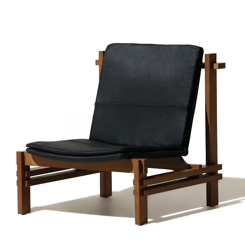 

Leisure chair/medieval retro, single armchair, solid wood balcony chair