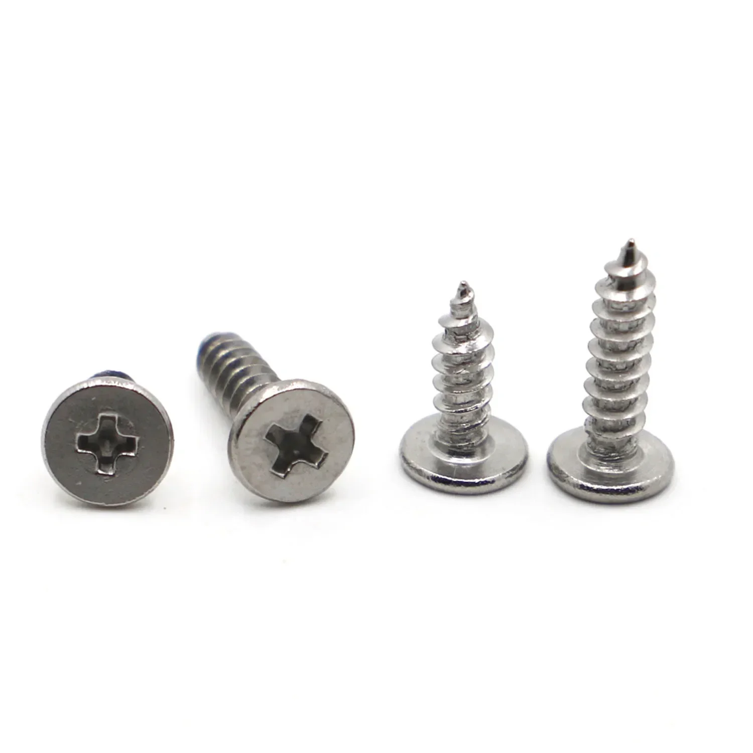 セルフタップ用の超微細木製ネジ,5〜50個,m2 cm,2.3 m 2.6 m 3.5 m4 m5 m6,ステンレス鋼クロス