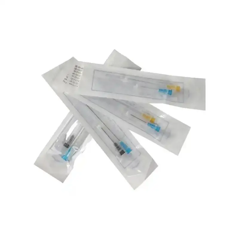 50PCS Medical Sterile Microring 25G 50mm 70mm 90mm 100mm Blunt Head Micro Cannula Needle for Injection of Hyaluronic Acid Filler