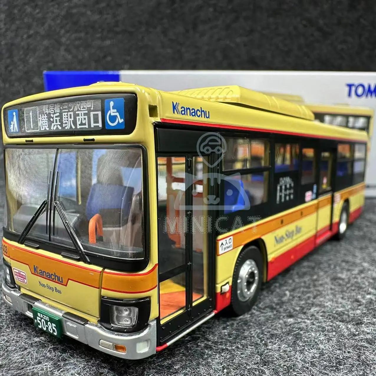 TAKARA TOMY Tomytec 합금 롤러 미니어처 모델, 성인 장식, 남아용 장난감, LV-N245h 이스즈, 가나가와, 츄오, 트랜짓 버스, 1:64 TLV