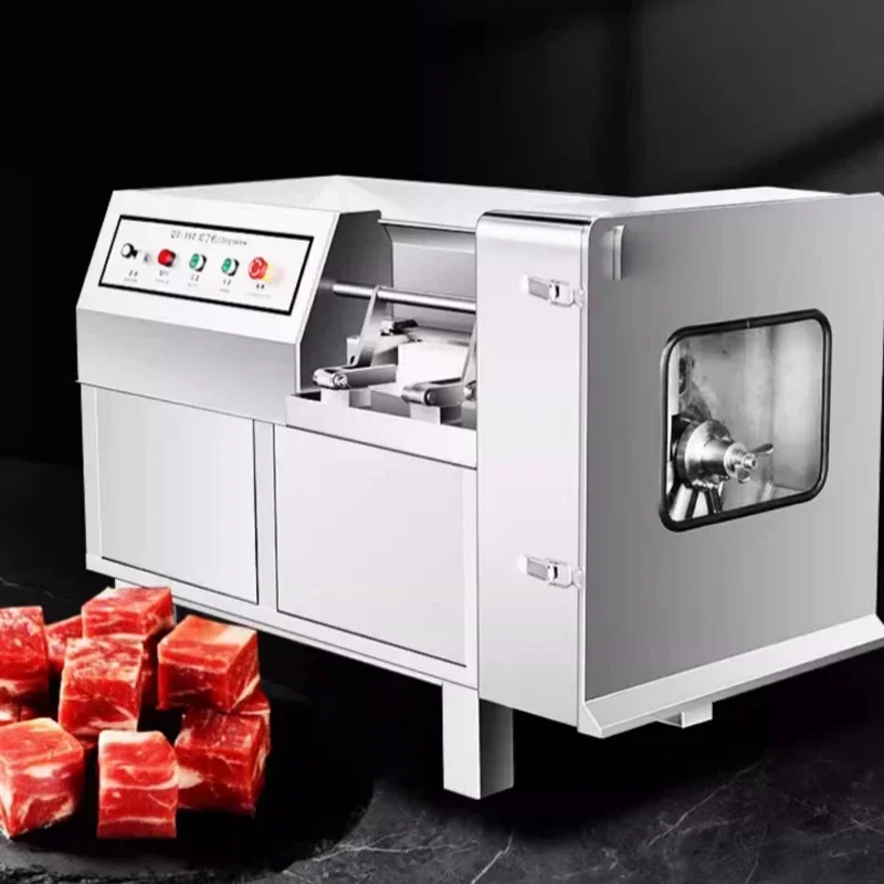 For Large Scale Automatic Commercial Multifunctional Fresh Frozen Meat Slicer, Chicken Breast And Beef Slicer, Diced Meat Machin