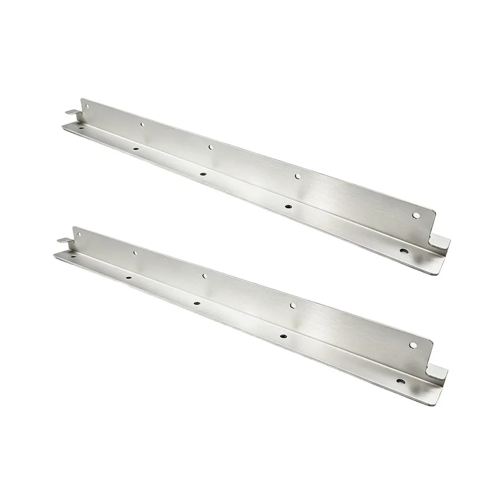 2/4pcs Z-Shape Aluminum Solar Panel Mounting Bracket For RV Boat Yacht Roof, Wind Resistant PV Racking Kit,Silver Alloy Hardware