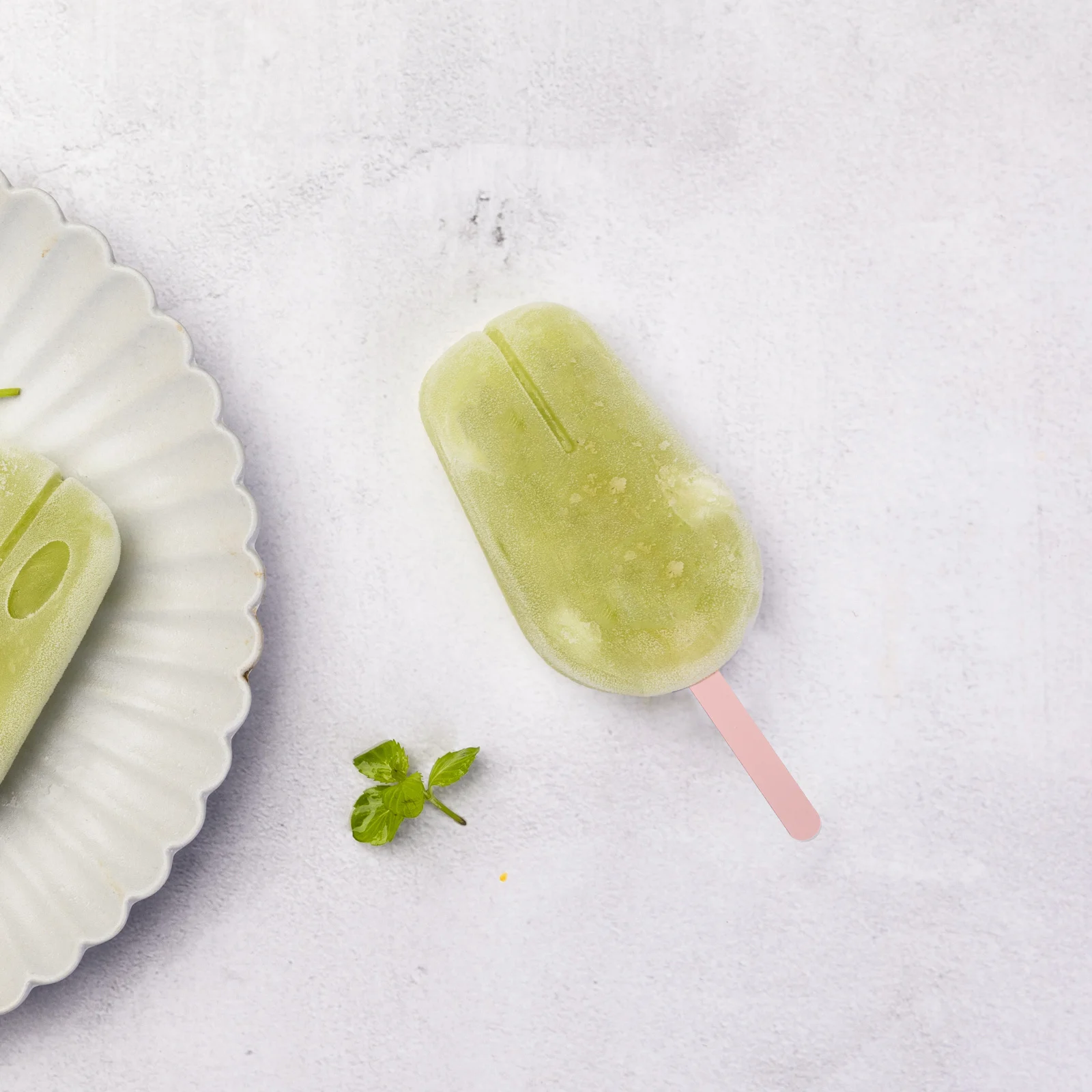 

30pcs Mirror Glazed Ice Cream Sticks Premium Acrylic Diy Popsicle Handles Smooth Safe Reusable Craft Making Tool Home Dessert