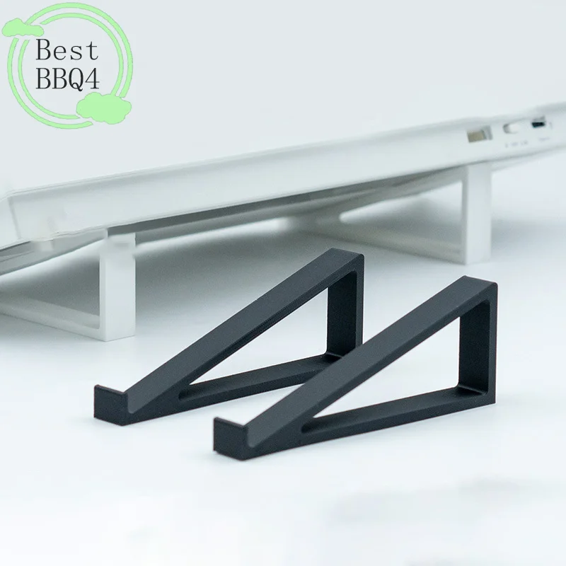 (BBQ4) 1 Par de Soportes Elevados para Teclado, Soporte de Plástico para Teclado de Computadora con Ángulo Ajustable, Soporte para Monitor, Escritura Cómoda