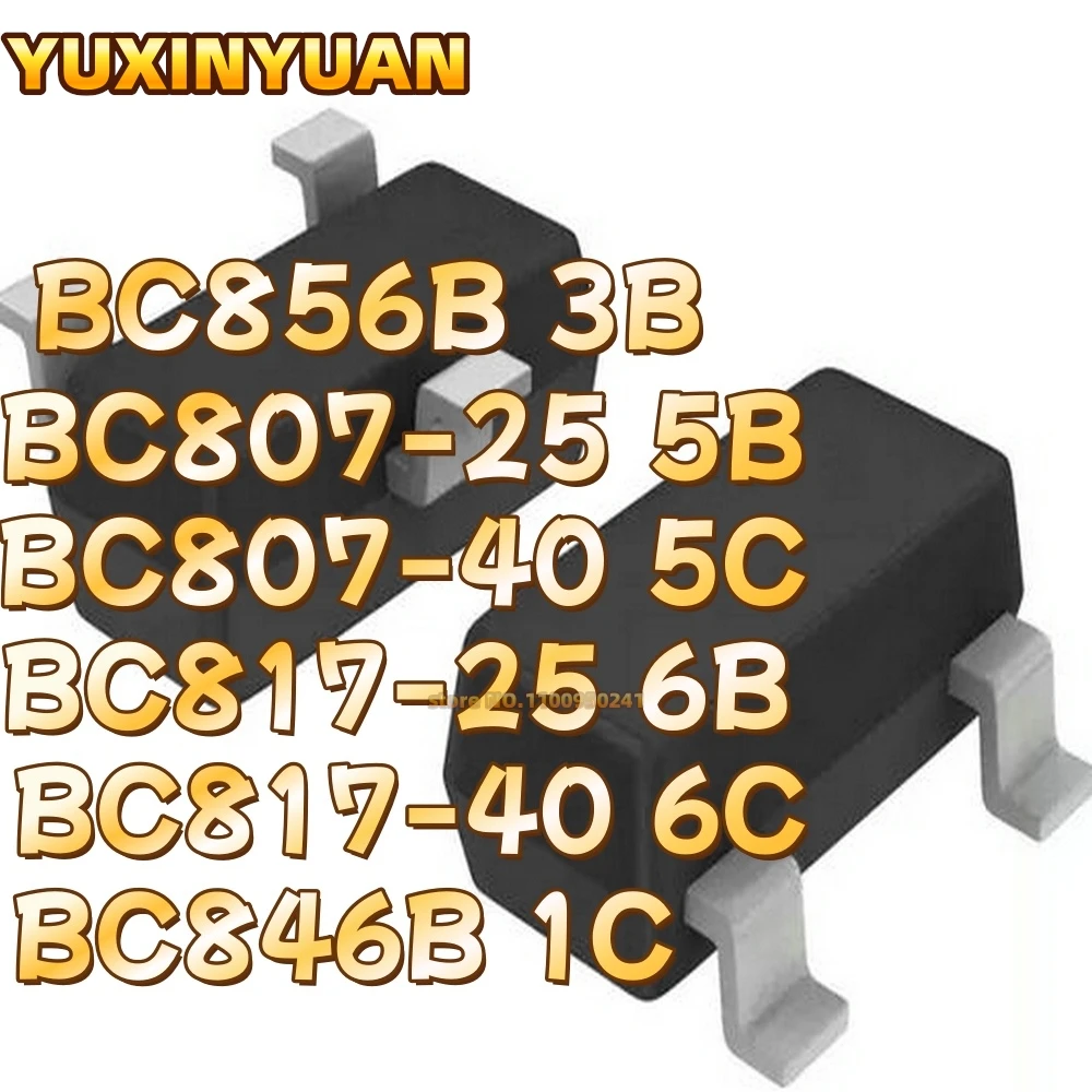 100Pcs/Lot BC856B 3…
