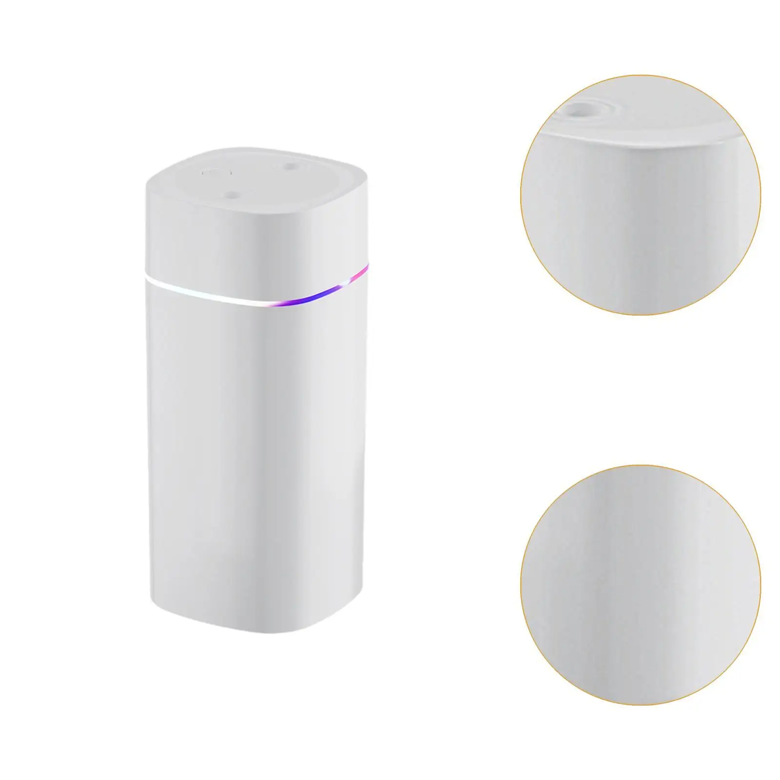 Humidificador de escritorio silencioso con luz nocturna, difusor de Aroma de 600ml, humidificador de aire con fragancia para el hogar, habitación de bebé, interior, coche, Yoga