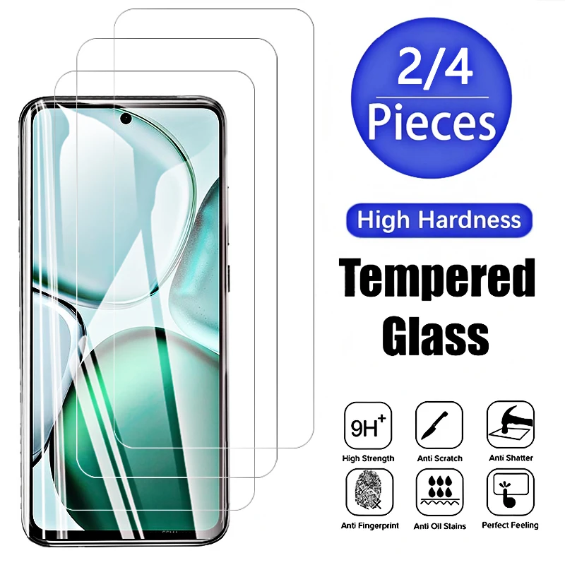 4PCS 2PCS 9H HD Anti-Scratch Tempered Glass for Honor X9c Smart X 9 C X9 9c 6.8