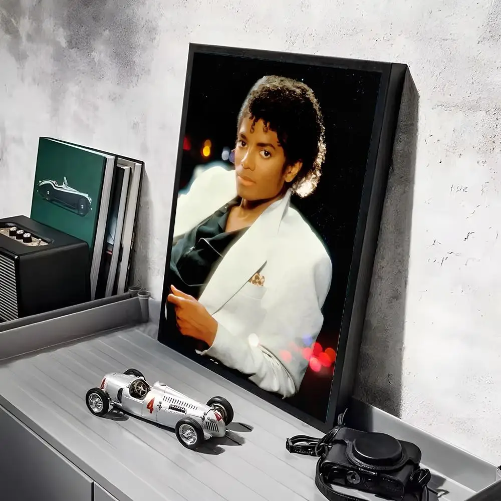 M-Michael J-Jackson Singer Poster-Aufkleber, Gemälde, Wandbild, HD-Wandaufkleber für Schlafzimmer, Wohnzimmer, Zuhause, selbstklebend, Dekor, Geschenk – Detail 12