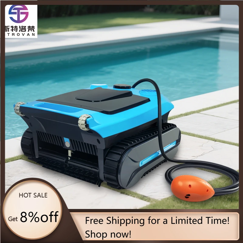 STLF 고급 지능형 스마트 벽타기 로봇 수영장 청소기 - 자동 500 ㎡   진공 시스템