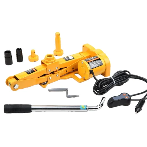 Portable 3 in 1 Car Repair Tool Kit 2T 3T Electric Scissor Jack Impact Wrench Inflator Pump 12V